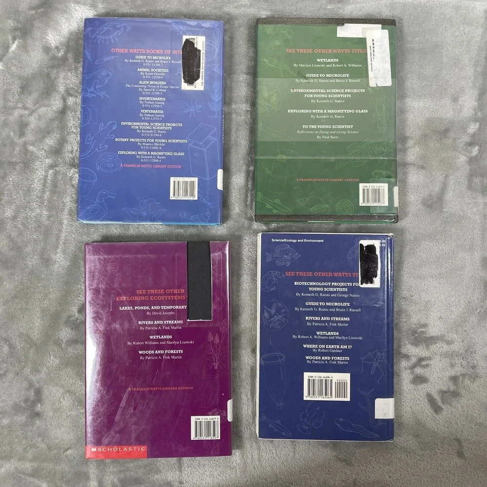 Exploring Ecosystems Books Lot Of 4 Wetlands Lakes Ponds Streams Prairies River
